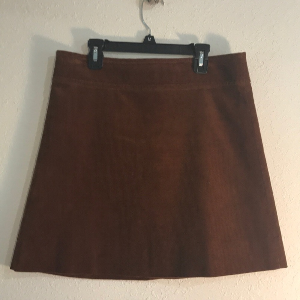 J. Crew size 4 Corduroy Brown Skirt